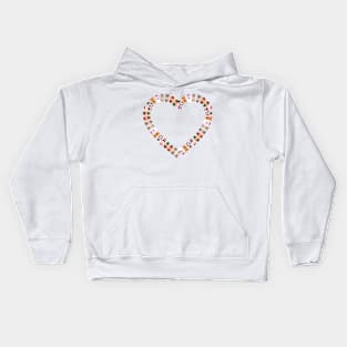 Christmas Heart Kids Hoodie